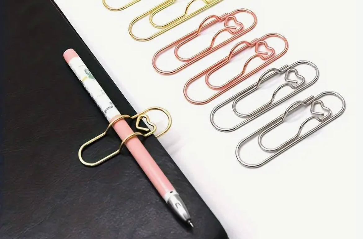 Pen Holder Set of 6 - Journaling Paper Clip - Pre-Order